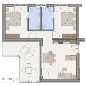 Ferienwohnung Magdalena - Planzeichnung